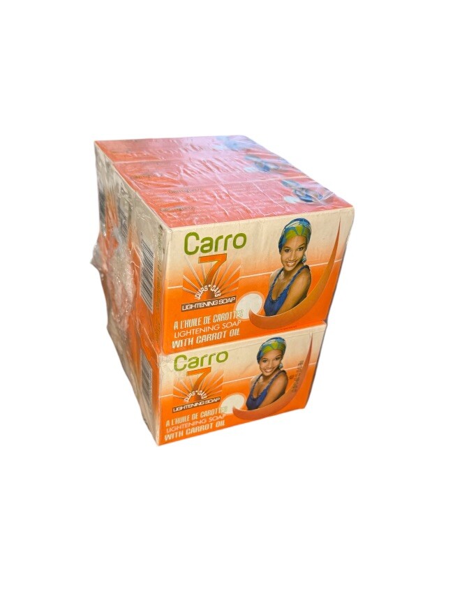 Carro 7 LIGHTENING SOAP WITH CARROT 🥕 OIL 6 Packs 225g Each