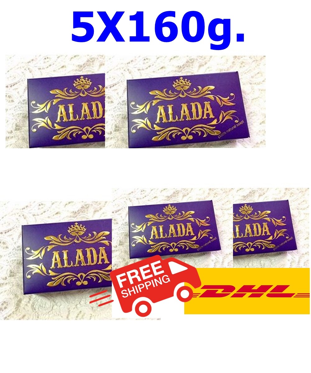 5X ALADA Instant Whitening Soap Authentic Natural Soap 160g Fast Shipping