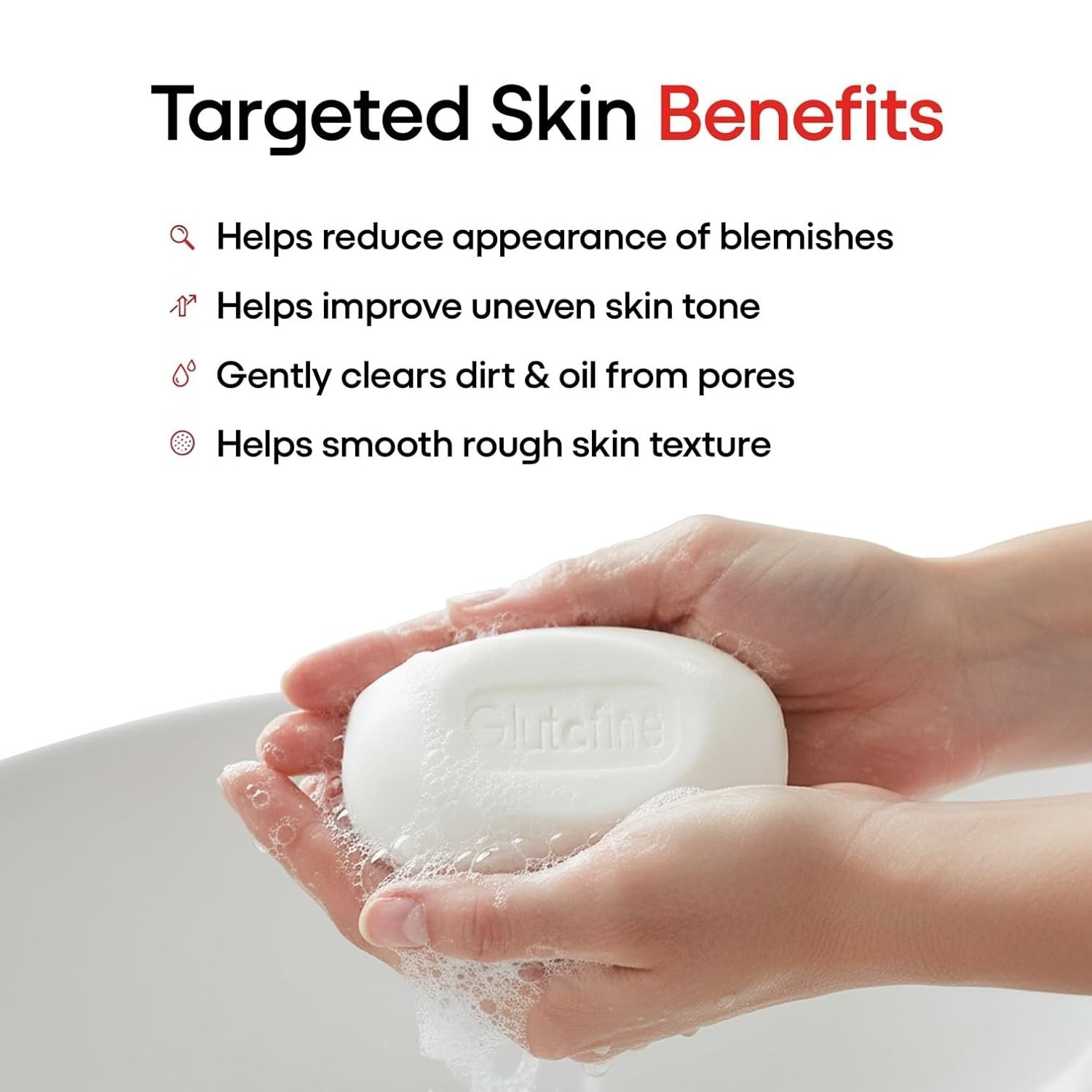 Glutafine Deep Cleansing Soap All Skin Types Pack of 1 Fast Shipping