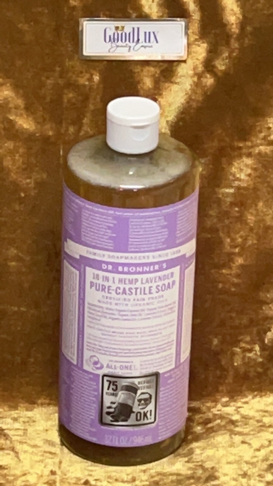 Dr. Bronner’s 18 In 1 Hemp Lavender Pure Castile Soap 32 Fl Oz / 946ml Each