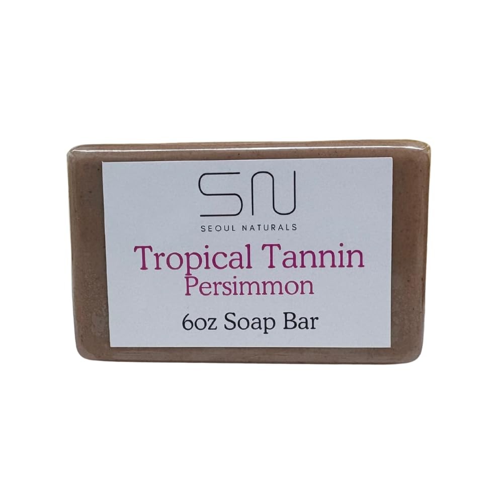 Tropical Tannin Persimmon Soap Bar, Piña Colada Scented, Nonenal Odor Neutral…