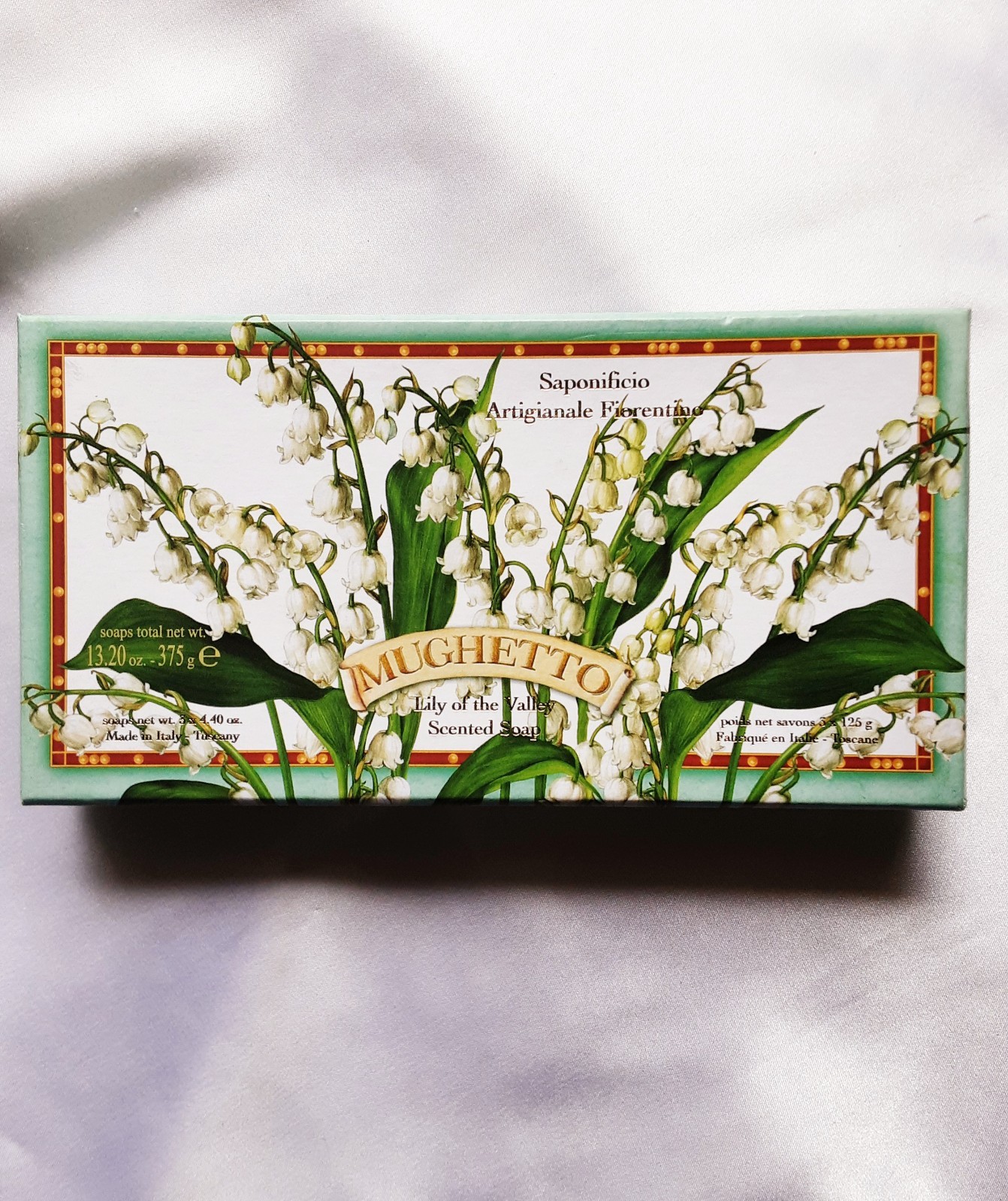 Saponificio Artigianale Fiorentino Lily of the Valley Soaps 3 x 4.4oz