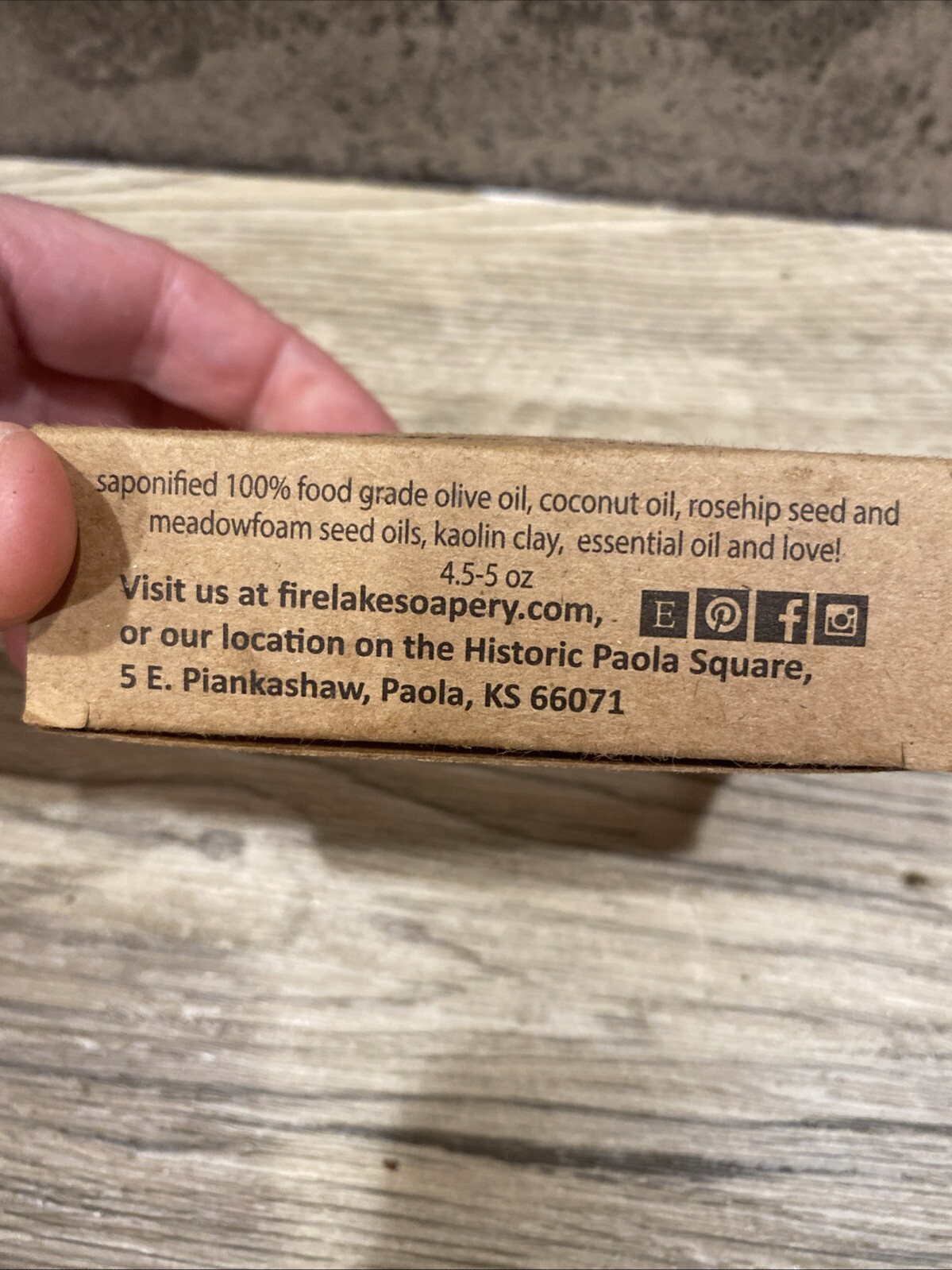 Coffee bar soap by fire Lake soapy
