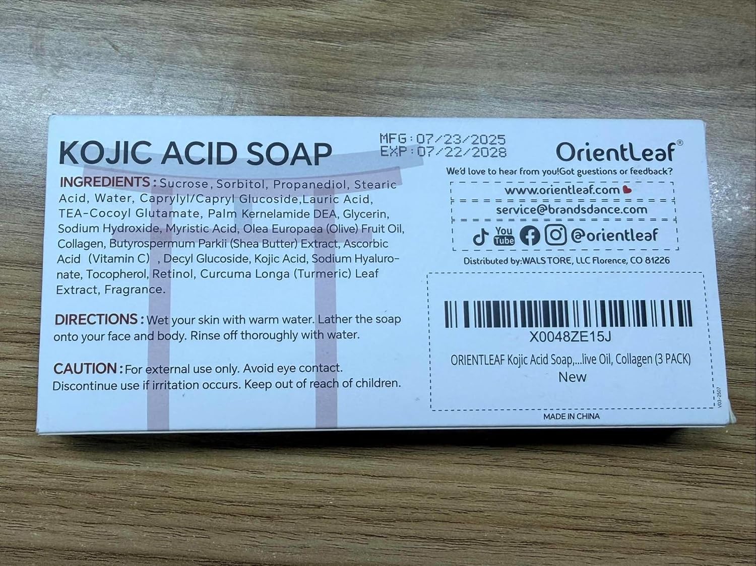 Kojic Acid Soap, Turmeric Soap Bar for Dark Spots, Fresh Citrus Scent, Gentle