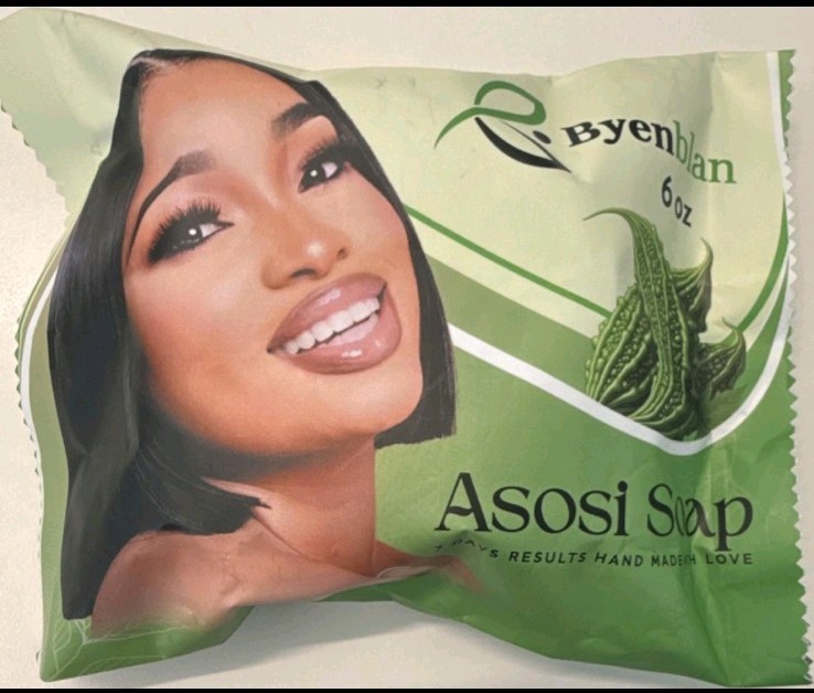 Byenblan Asosi Soap Bar, Green, CLEANSING, Moisturizing & Soothing, Vegan, 6 oz