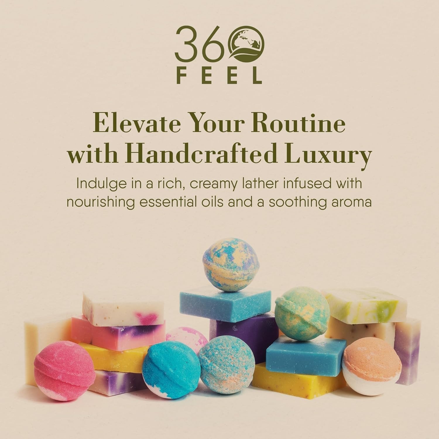 Artisan Men’s Soap Collection – Sensitive Skin Formula, 4 Travel Size Bars