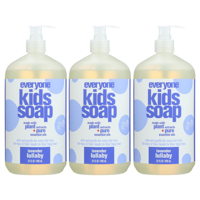 Everyone for Everybody Kids Soap Lavender Lullaby 32 fl. oz Each (Pack of 3)