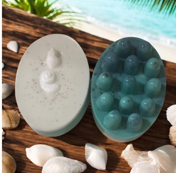 10 Bulk Goat Milk Massage Soap Bars Assorted Handmade Moisturizing Soap