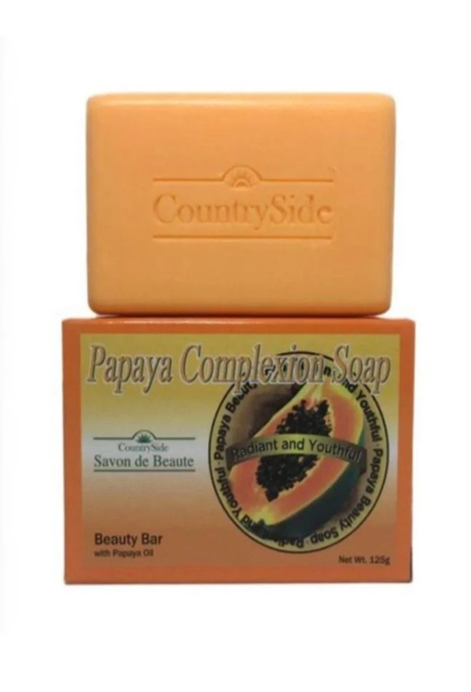 Countryside Savon de Beaute Complexion Bar Soap with Carrot, Lemon, or Papaya
