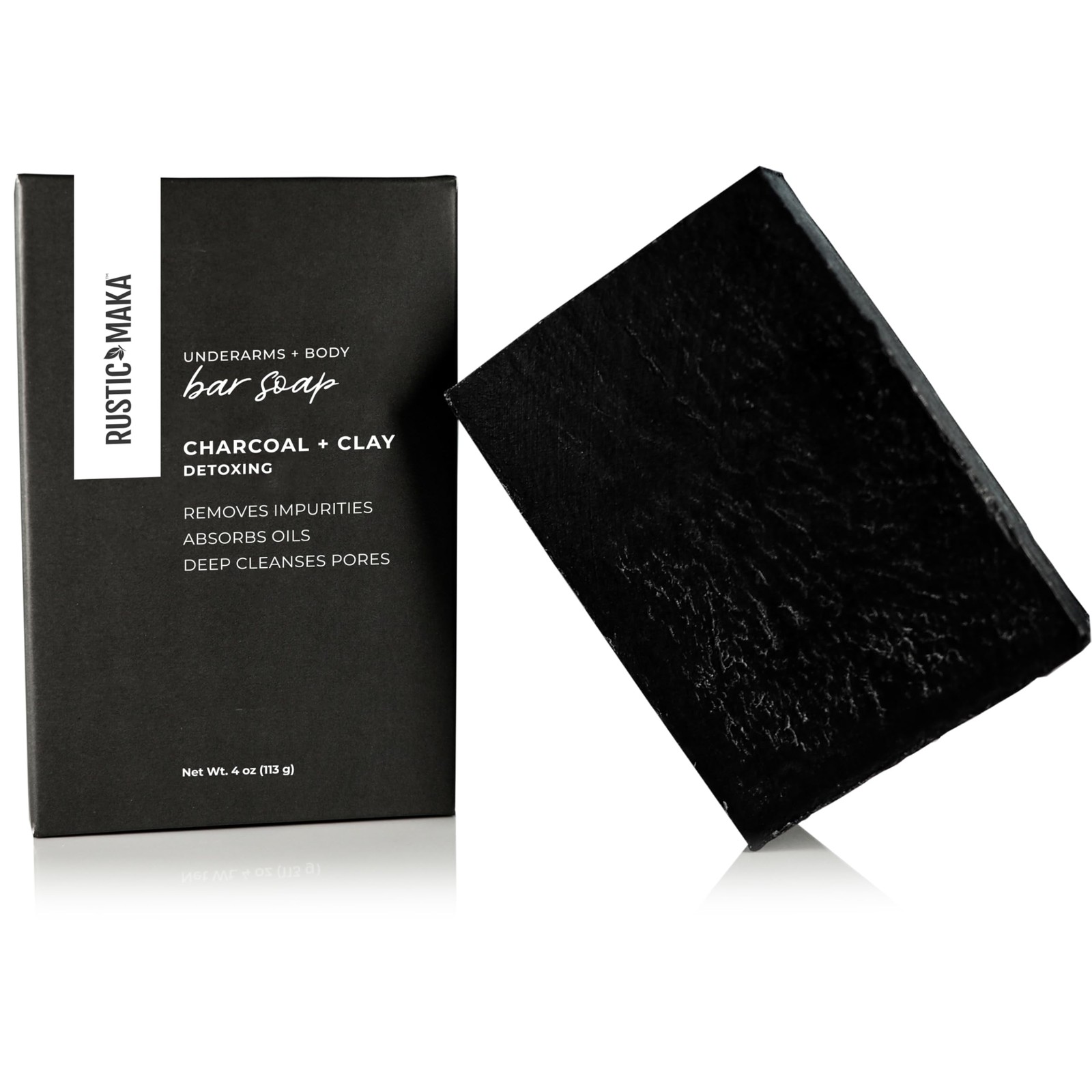 Deep Cleansing & Clay Soap Bar – Activated & Body Soap for Acne-Prone, Oily, …