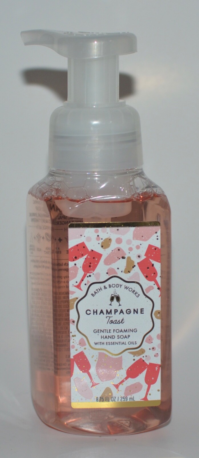 1 NEW BATH & BODY WORKS CHAMPAGNE TOAST GENTLE FOAMING HAND SOAP WASH 8.75 OZ