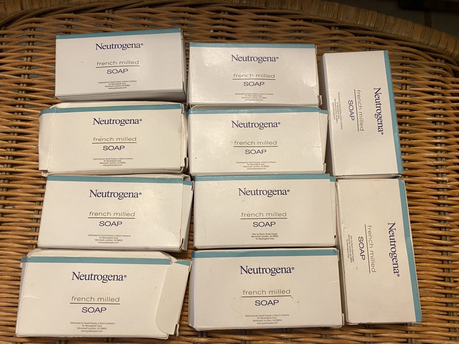 10 NEUTROGENA French Milled Soap Boxed Travel Size See pic details