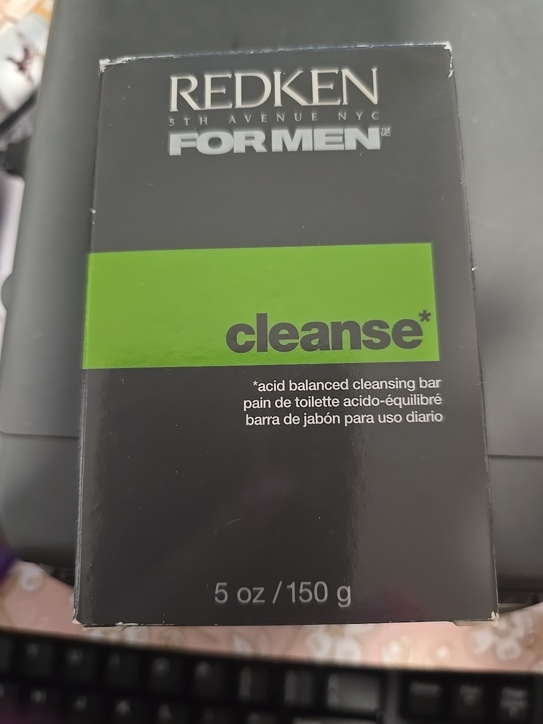 REDKEN for Men Cleanse Acid Balanced Cleansing Bar 5 oz New Sealed