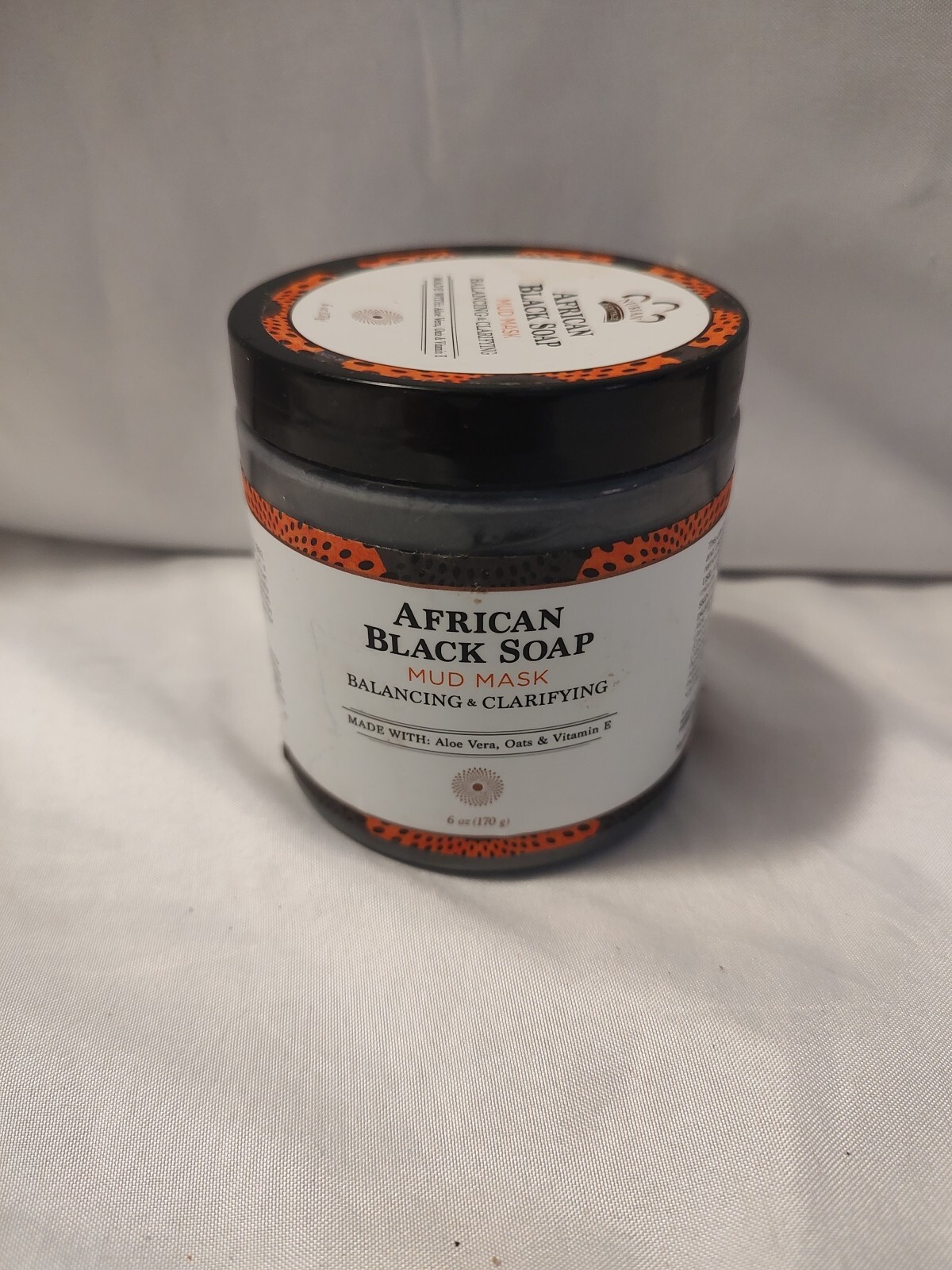 🔥Nubian Heritage African Black Soap Facial Mud Mask Balancing & Clarifying 6 Oz