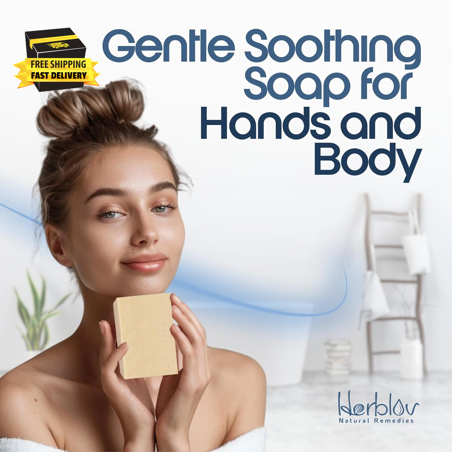 Eczema Soap Bar for Face and Body – All Natural Dermatitis, Psoriasis Treatment
