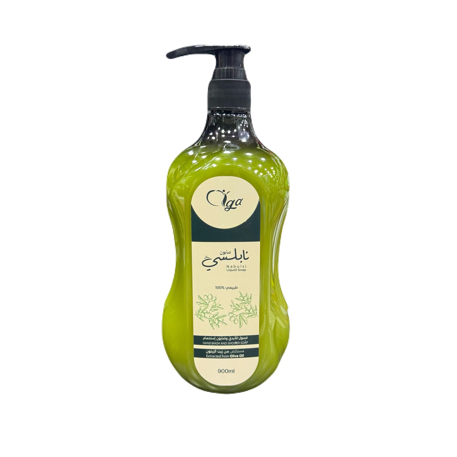Oga Organic Nabulsi Liquid Soap 100% Olive Oil Pure Sensitive Skin Hand Wash