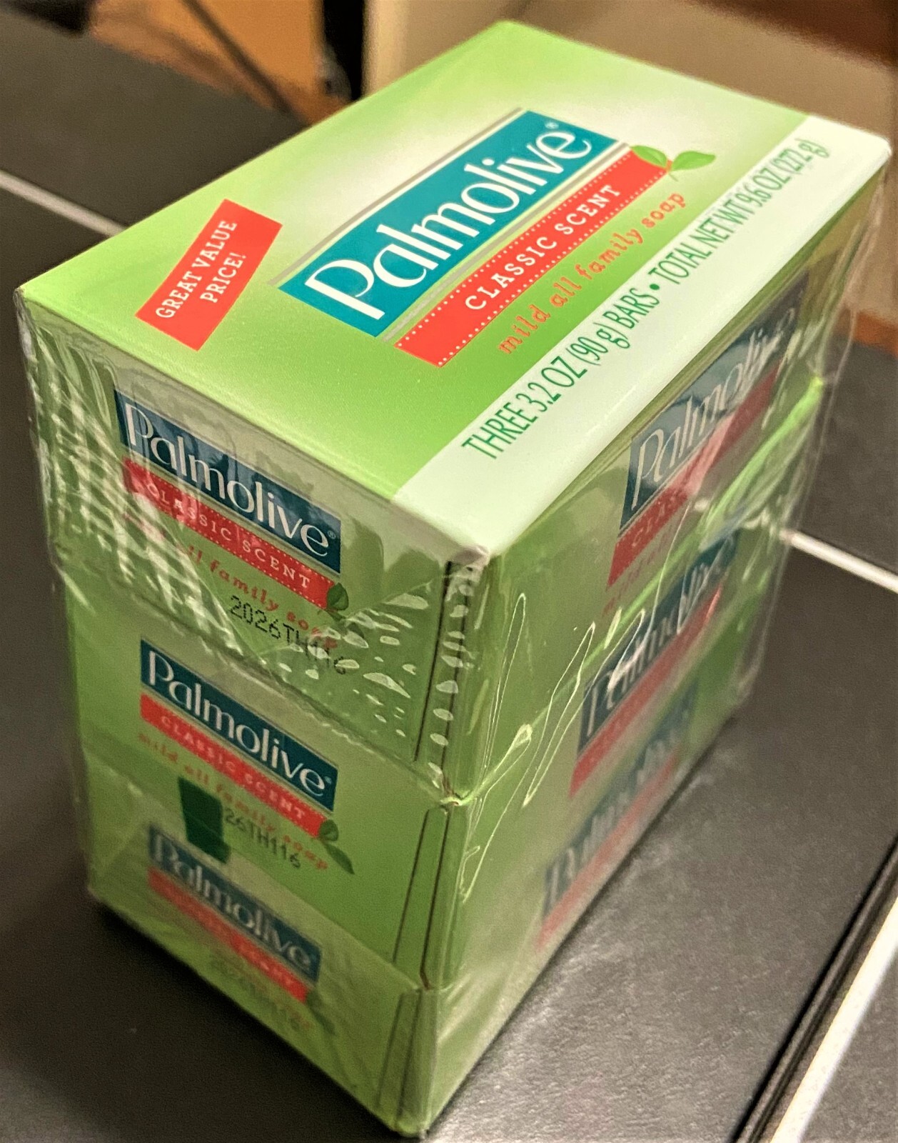 Palmoliver Classic Scent Bar Soap Pack of 3 – 3.2 oz Bars