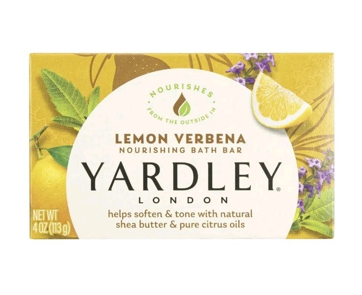 NEW! YARDLEY LONDON (4.0 Oz.) 113g Bar 🍋●LEMON VERBENA● Moisturizing Bar Soap🫧