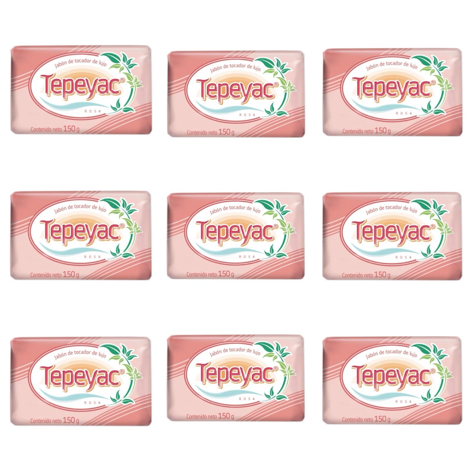 9 JABONES TEPEYAC ROSA 🇲🇽 (150g) – TEPEYAC PINK SOAPS