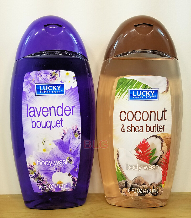 Lucky Body Wash 16 oz. Coconut Lavender Skin Softener Beauty Bath Shower Unisex