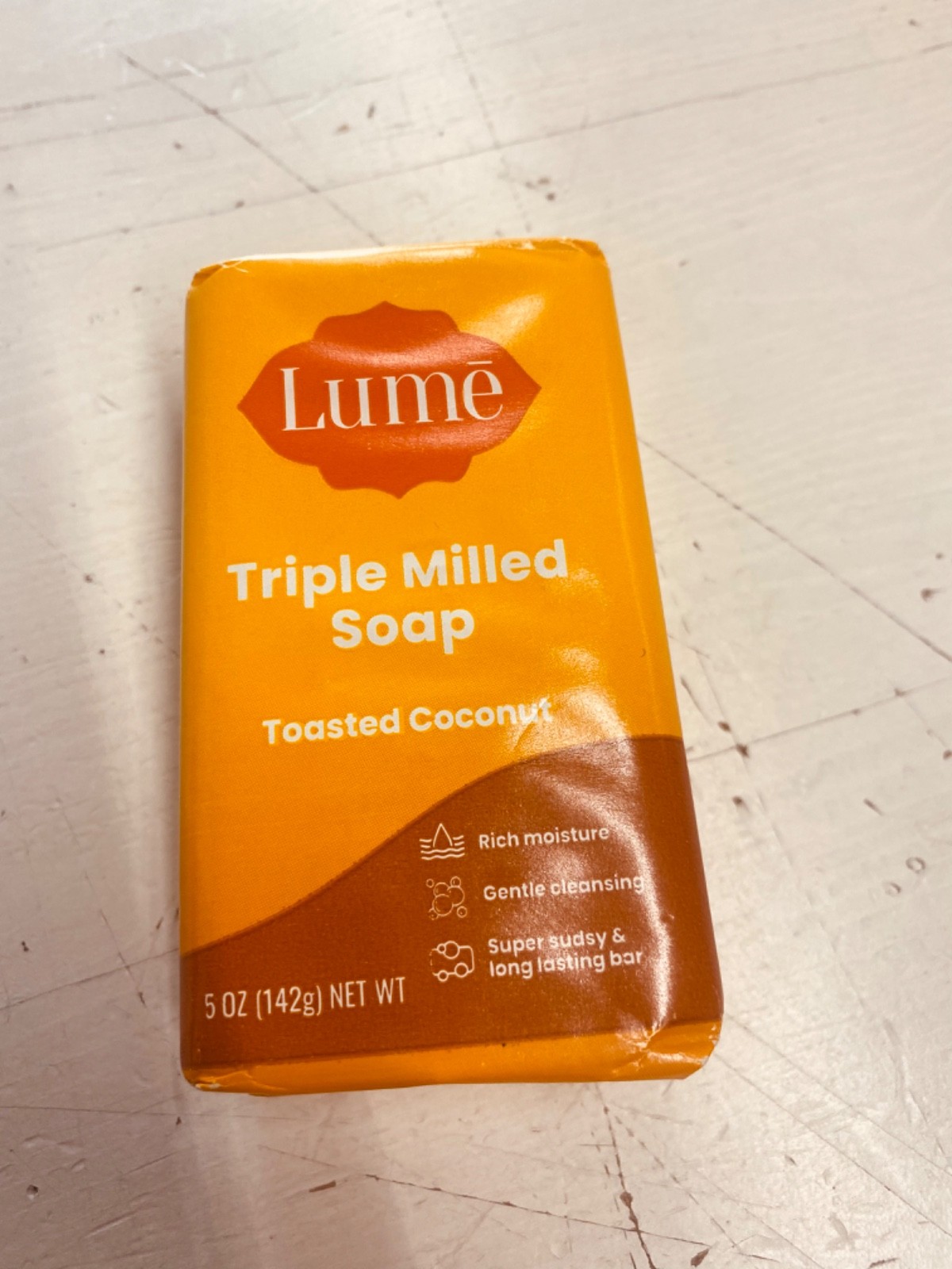 Lume Triple Milled Soap 5 ounce (Toasted Coconut)