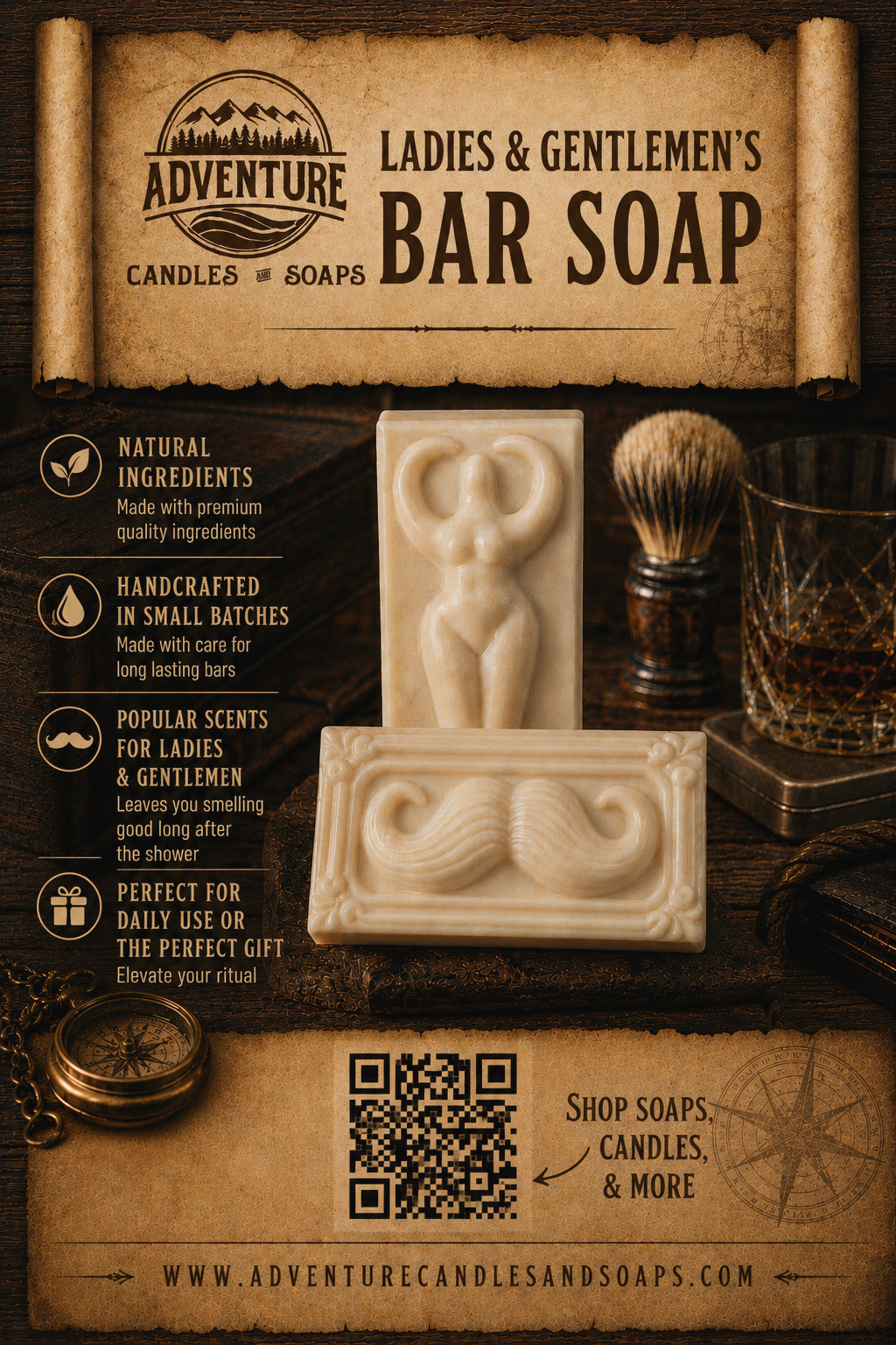 Adventure Scented Ladies’ 4.25oz Bar Soaps: The Ultimate Skin Indulgence
