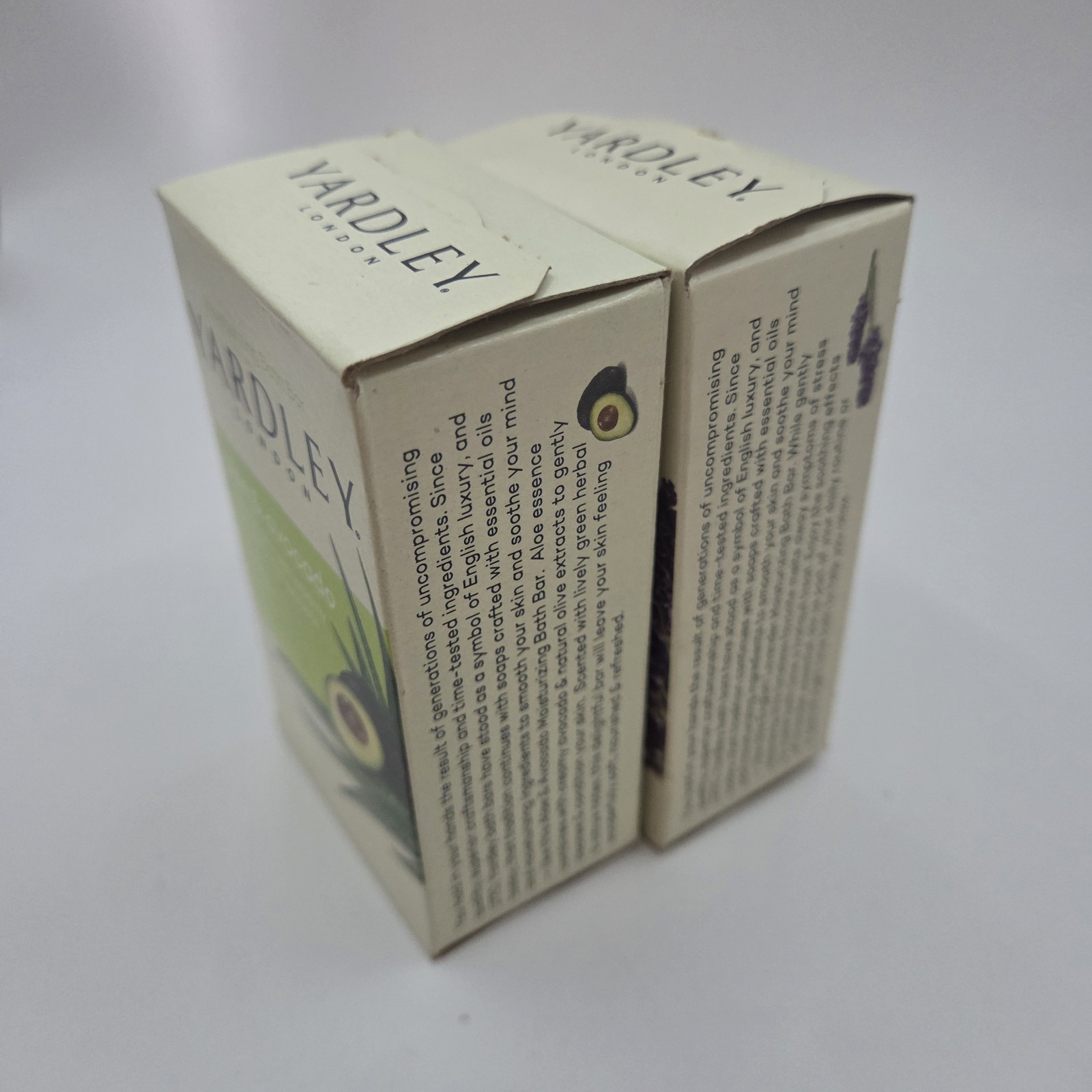 Lot 2 Yardley London Soap Moisturizing Bar Fresh Aloe Avocado Lavander 4.25 oz