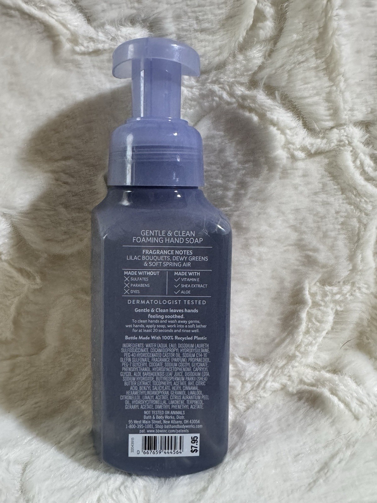 Bath & Body Works FRESH CUT LILACS Gentle Foaming Hand Soap 8.75 oz