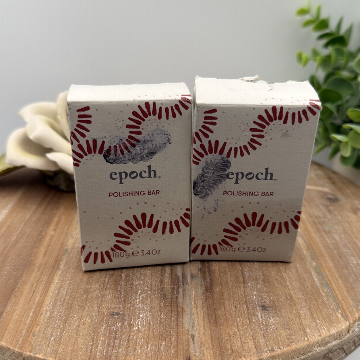 Nu Skin Epoch Polishing Bar soap 3.4 oz Safety-Allergy-Dermatologist Tested X2
