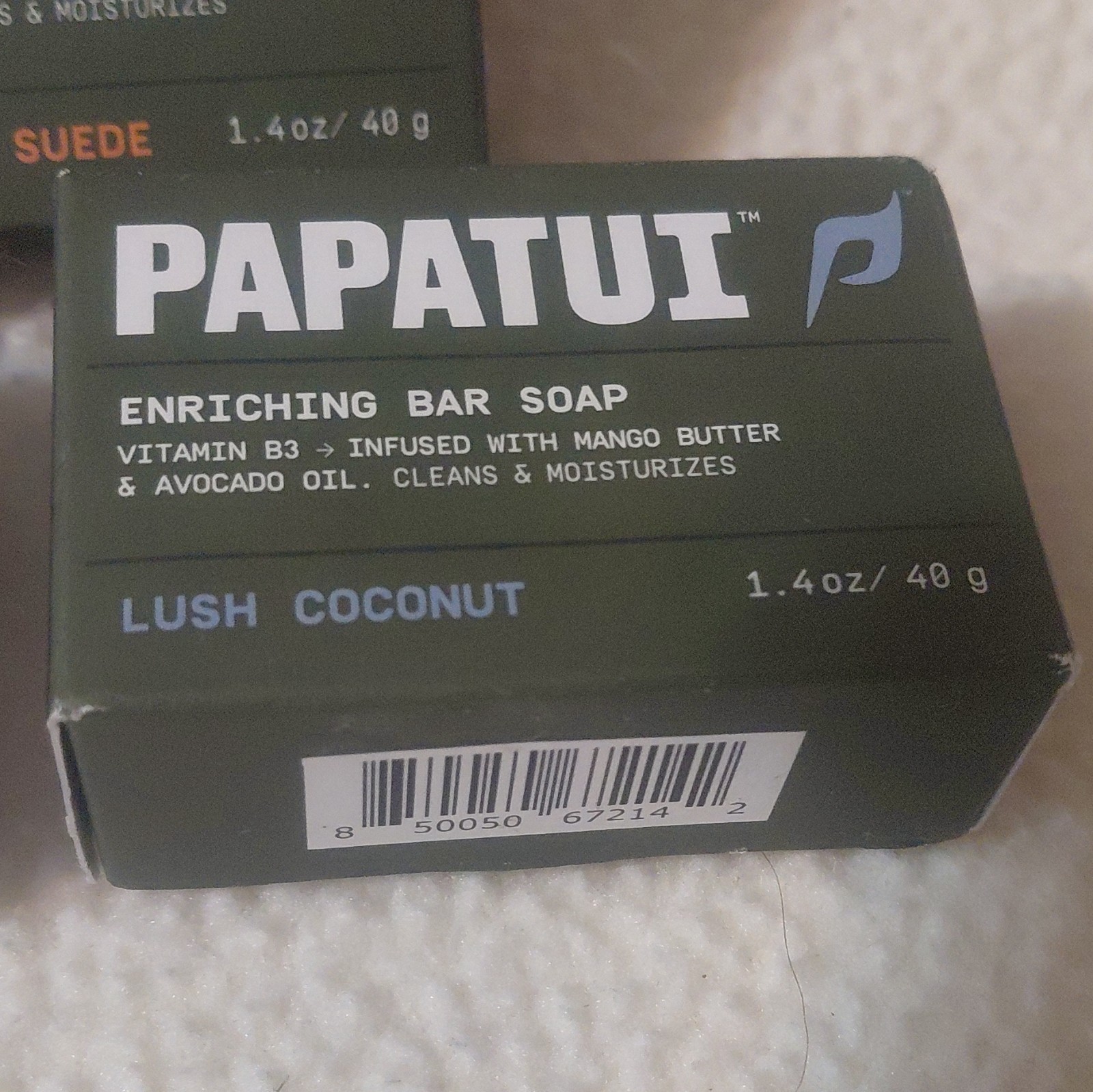 Papatui Enriching Bar Soap Men’s Moisturizing Multipack 3x 1.4 oz, 2 Scents