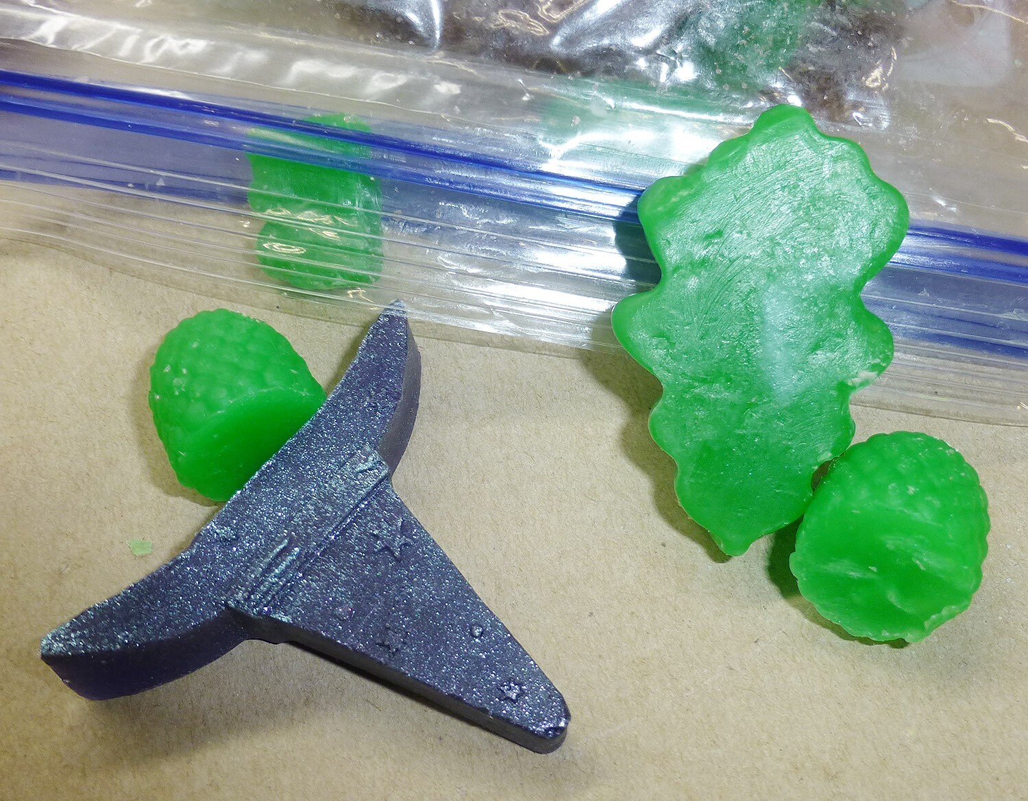 Christmas Lot of Custom Party Favor Soaps Small Pieces 5 lbs