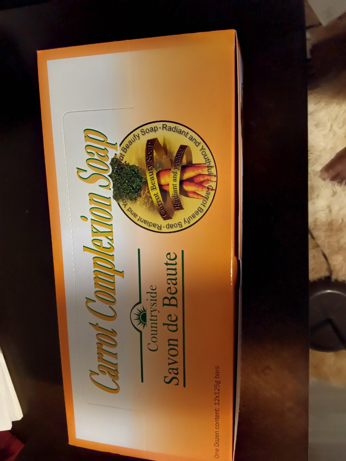 6-Pack CARROT COMPLEXION SOAP BEAUTY BAR 125g (each) BRAND NEW!