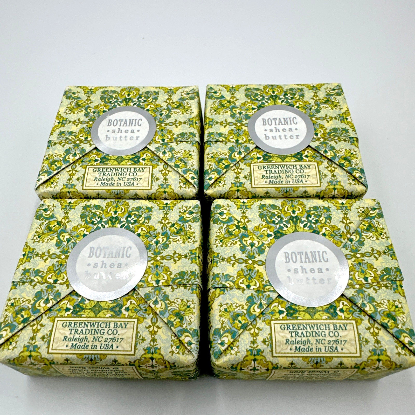 Greenwich Bay White Tea Calendula Shea Butter SpaSoap Lot Of 4 /1.9oz Each