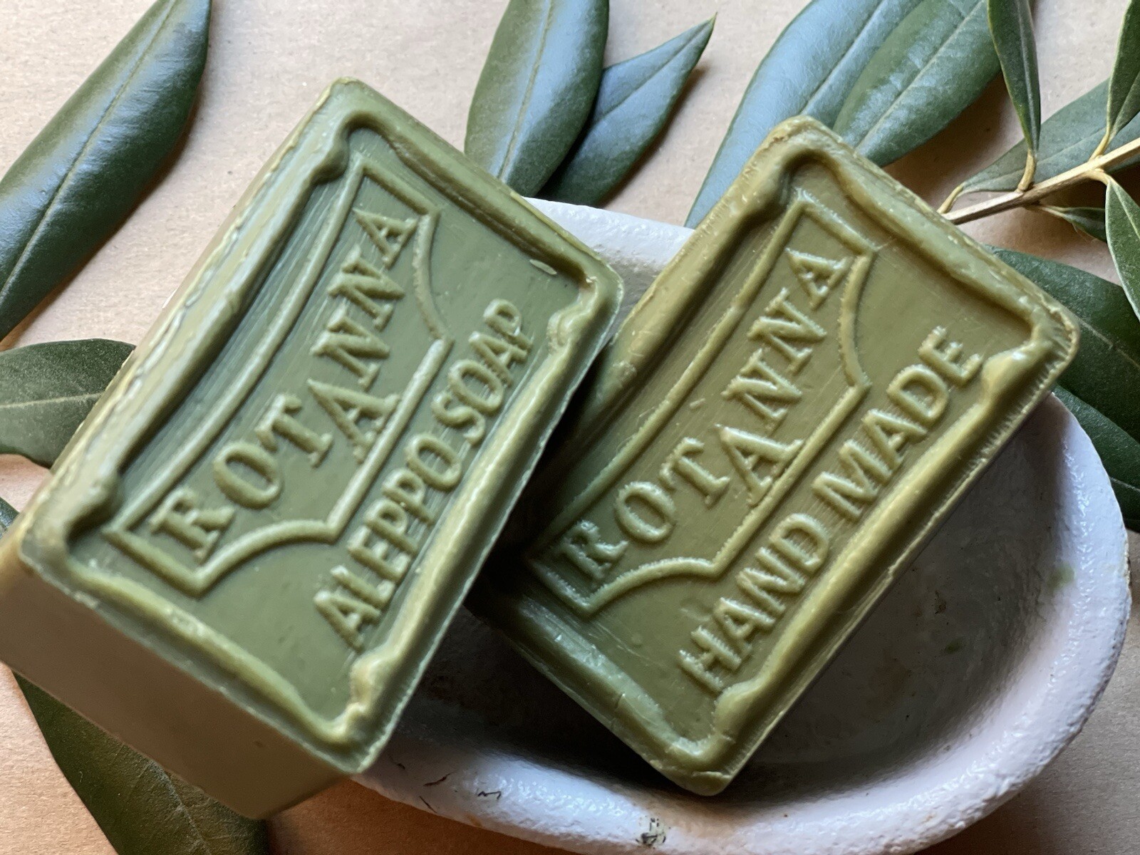 2 PK ALL NATURAL SCENTED OLIVE OIL LAUREL OIL SOAP BAR FOR PSORIASIS N ECZEMA.