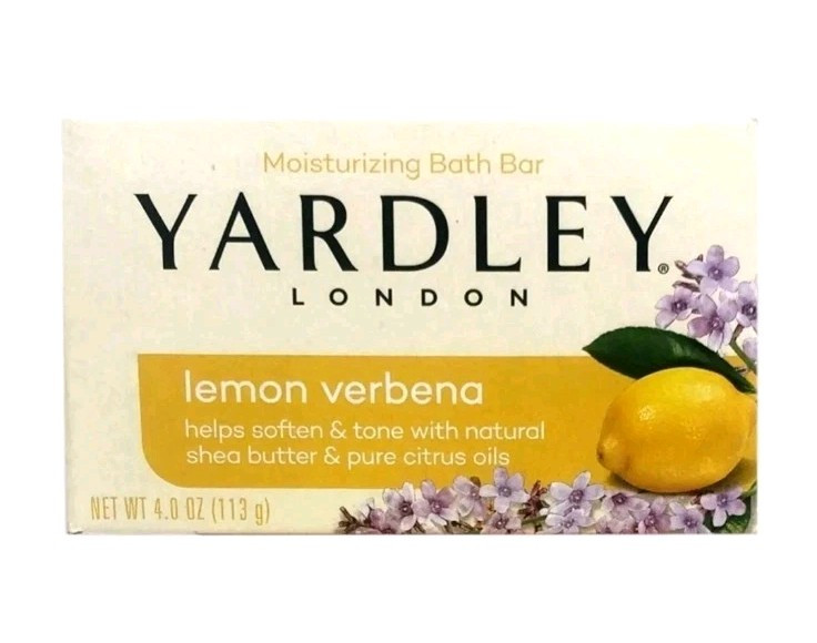 NEW! YARDLEY LONDON (4.0 Oz.) 113g Bar 🍋●LEMON VERBENA● Moisturizing Bar Soap🫧