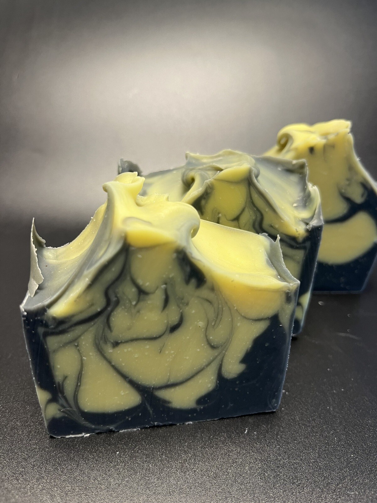 Handmade Activated Charcoal CP soap with Shea butter – No Scented or color added