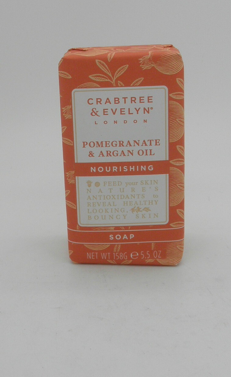 CRABTREE & EVELYN Pomegranate & Argan Oil Nourishing Soap 5.5 oz