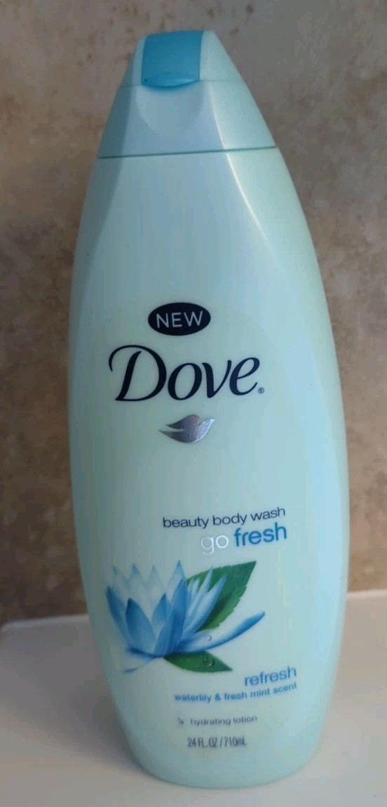 Dove Go Fresh Refresh Waterlily & Fresh Mint Body Wash 24 Oz Disc. Scent HTF