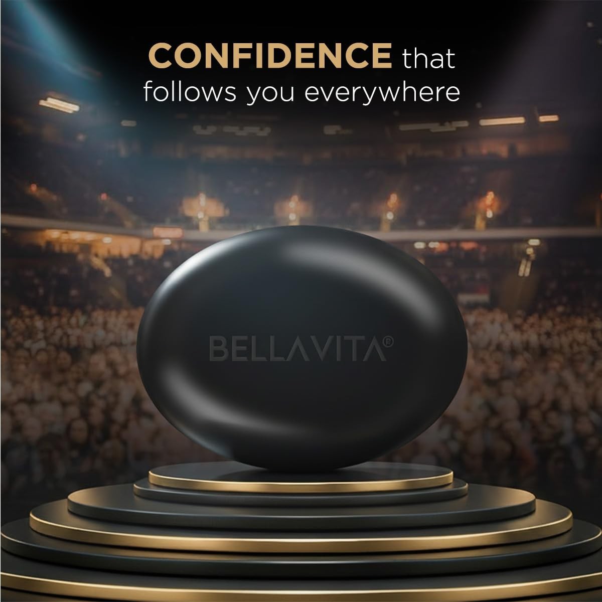 BELLAVITA Perfume Bathing Soap Bar for Men 3 x 100Gm Pure Glycerin Glowing skin