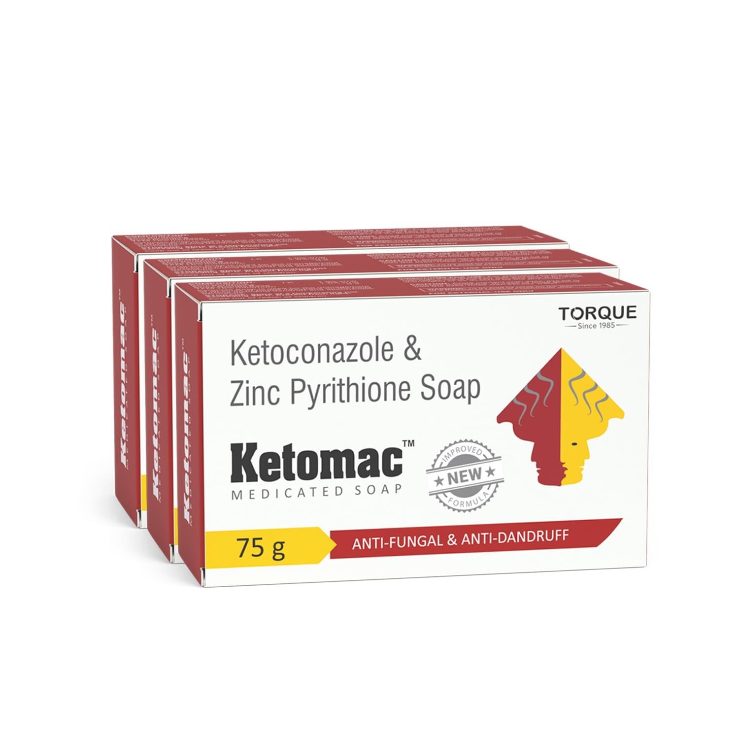 Ketotosc Antifungal & Anti Itching Soap, Good for All Types of Skin,75gm 8 pcs