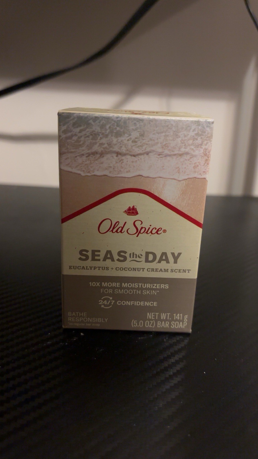 Old Spice Sea the Day Moisturizing Bar Soap Eucalyptus + Coconut Cream 5oz