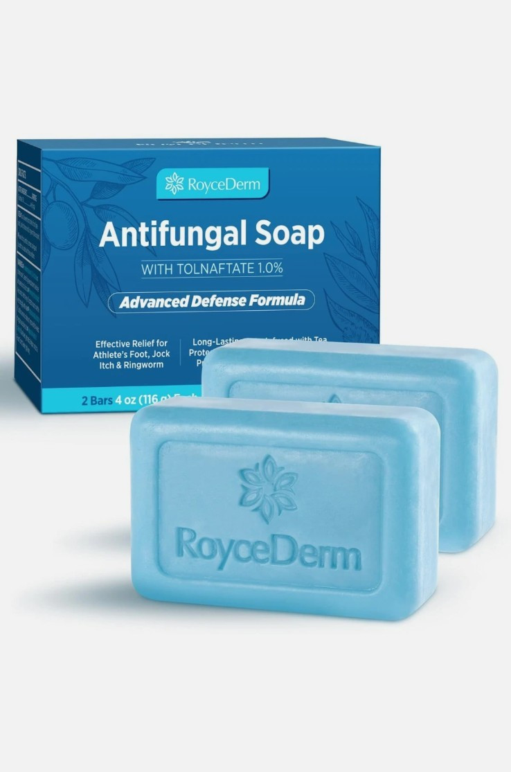 Roycederm Antifungal Soap for Men & Women: Medicated tolnaftate infused