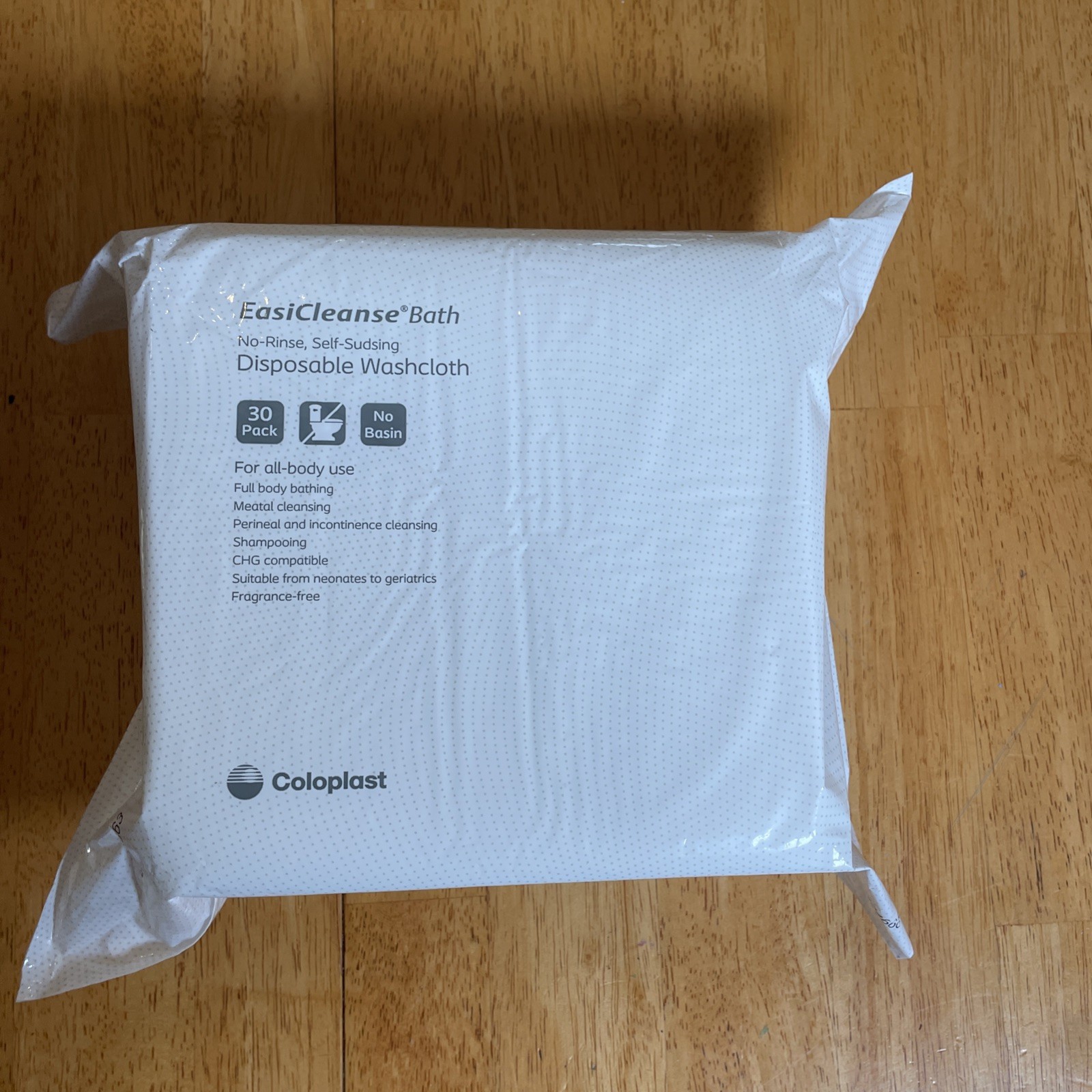 Coloplast EasiCleanse Disposable 30 Ct. Washcloth Bath Wipe 7055