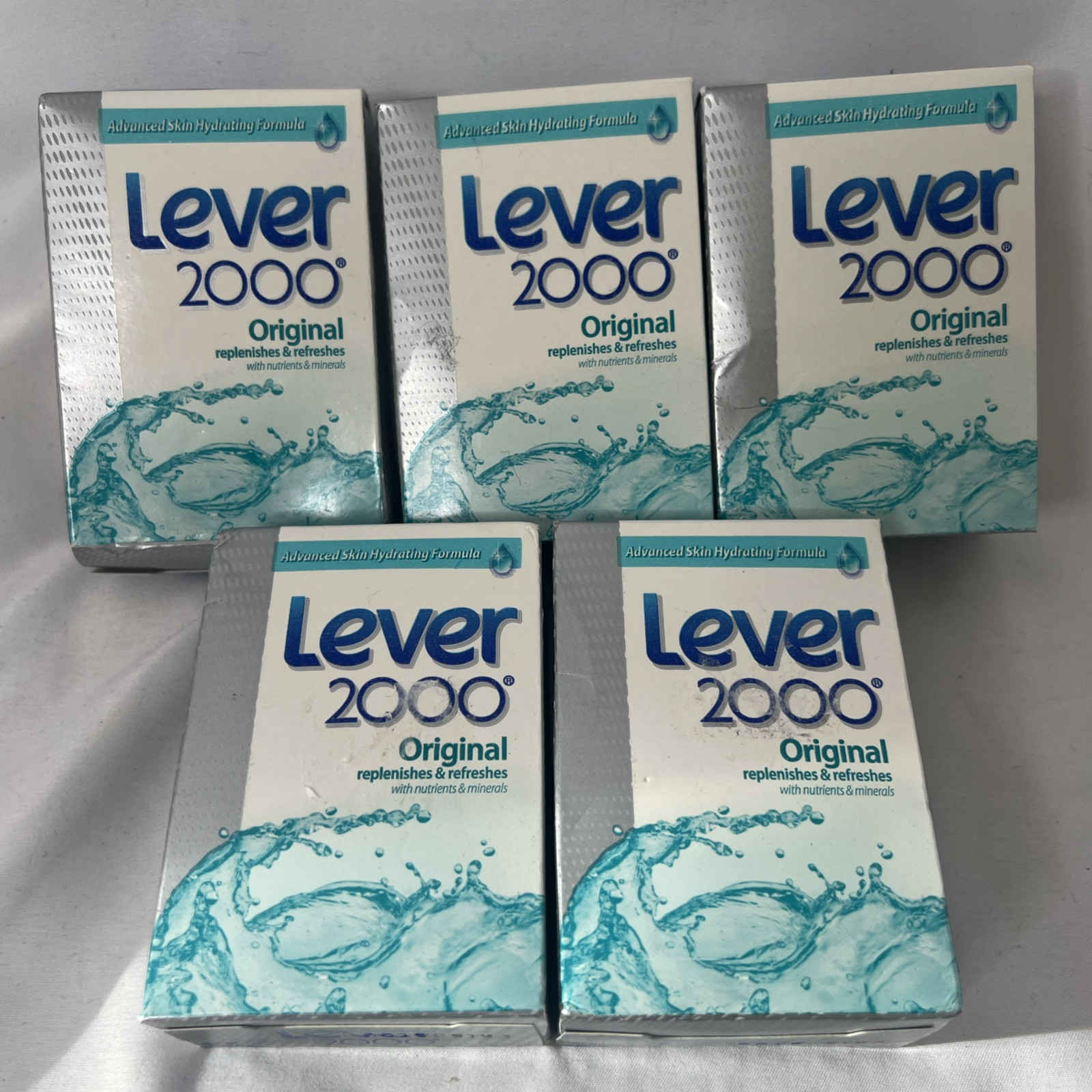 Lever 2000 Original Bar Soap 4.5 OZ Lot Of 5 SEALED Unilever