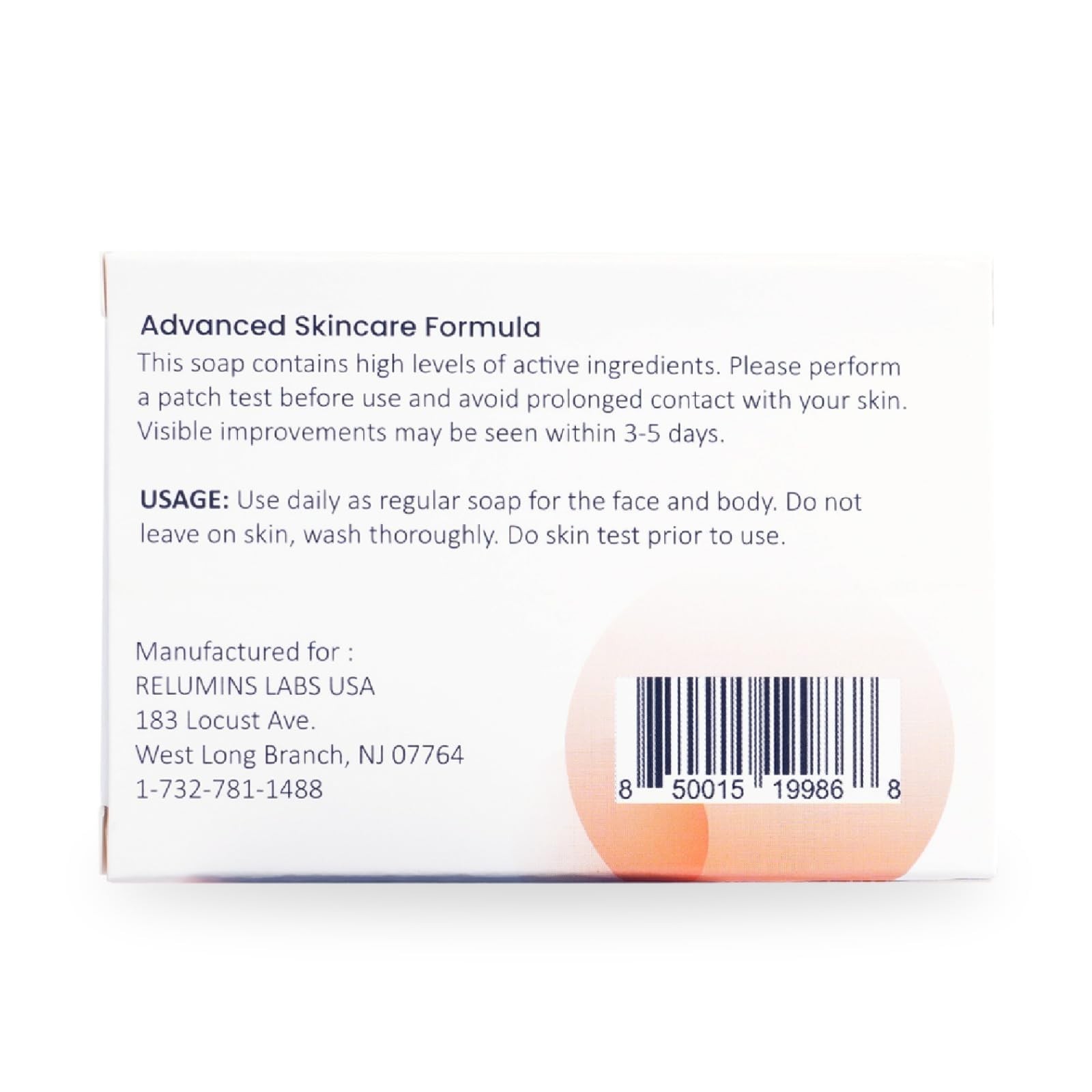 3 Bars Premium Maximum Whitening/Peeling Soap w/Glutathione,Arbutin,& Kojic Acid