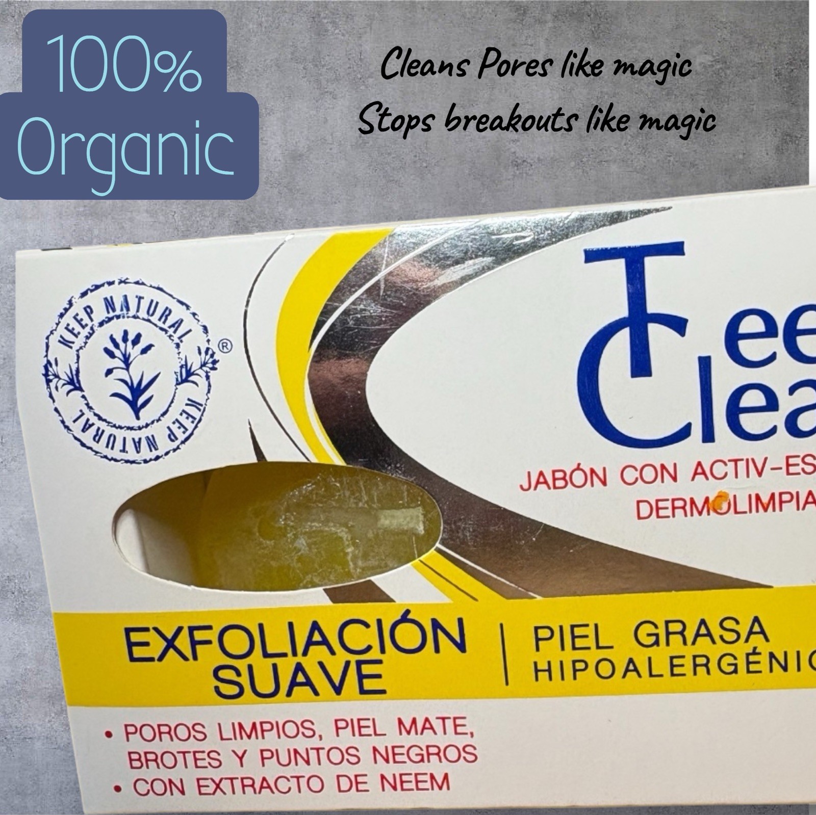 Teen Clean Jabón Derma Con Activ-Espuma Dermolimpiadora Combate Imperfecciones