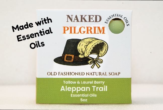 Aleppan Trail – Tallow and Laurel Berry 5oz Bar of Soap Made with Essential Oils
