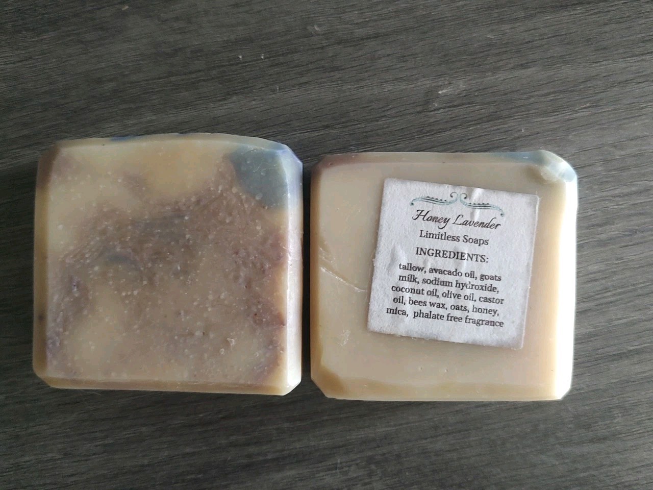 Honey Lavender Goat Milk And Oat Tallow Soap 2 Pack