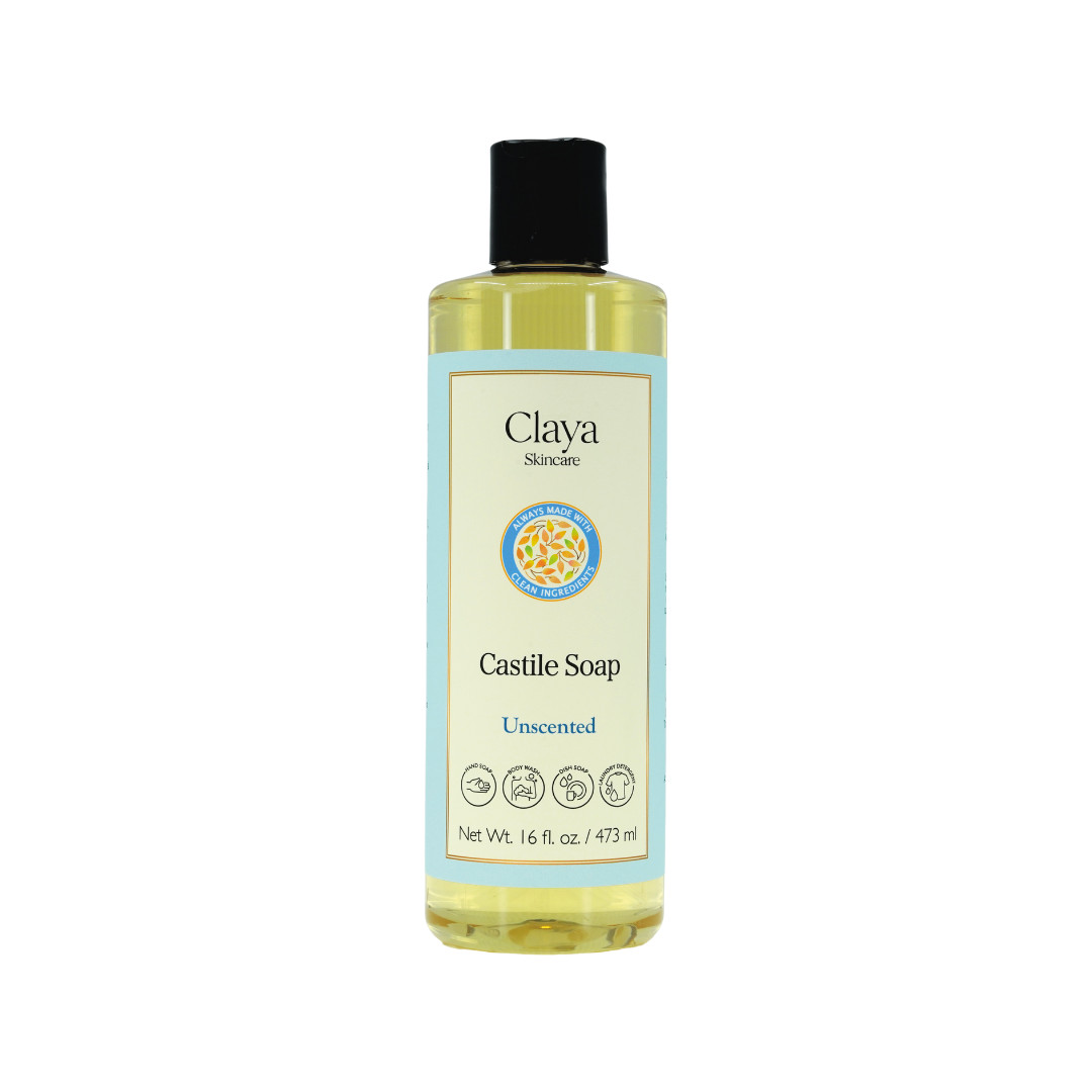 Liquid Castile Soap (Disc Cap) – Organic Ingredients, Gentle For Sensitive Skin
