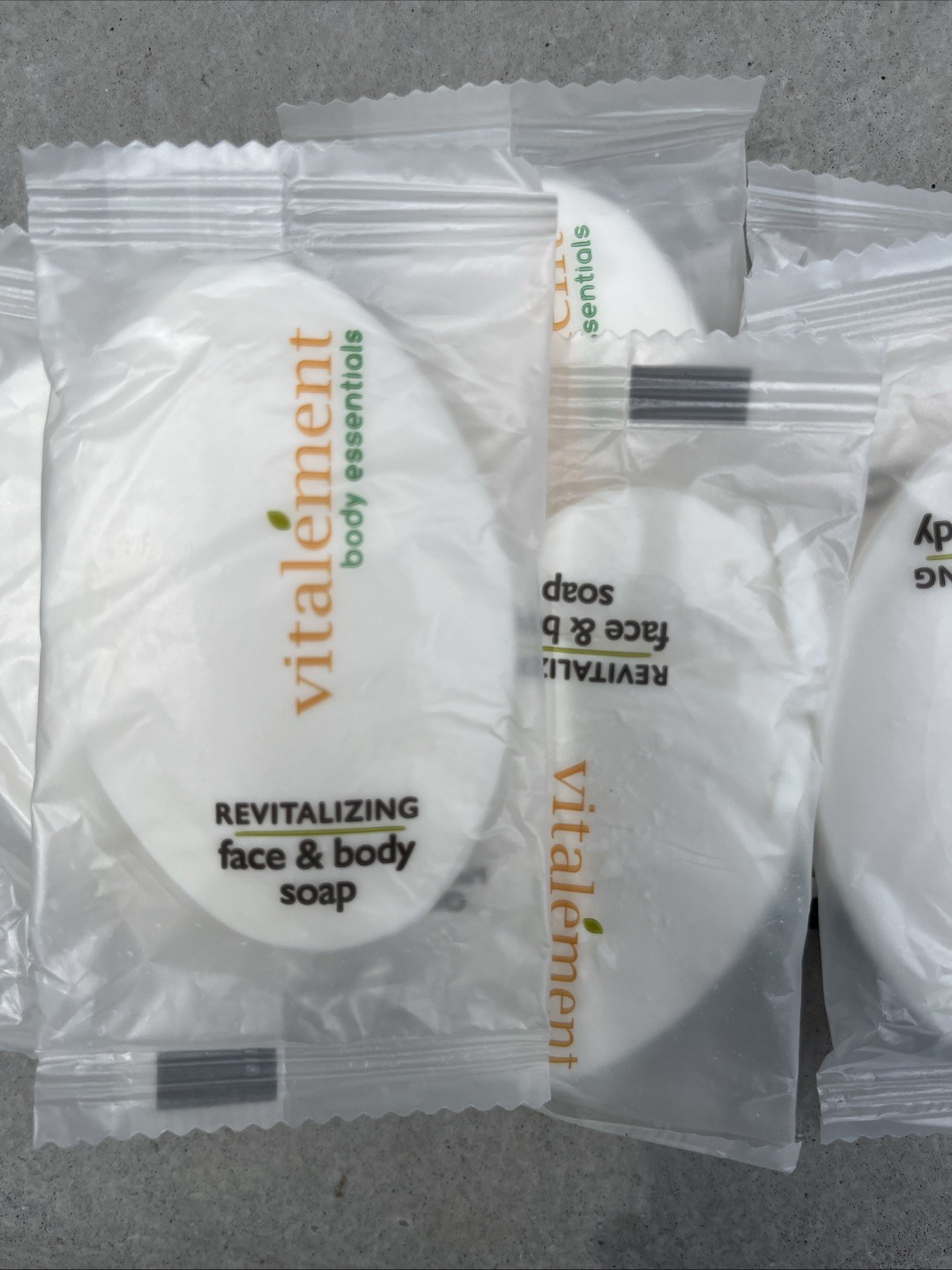 20 Bars Of Vitalement Revitalizing Face And Body Soap. Travel Size